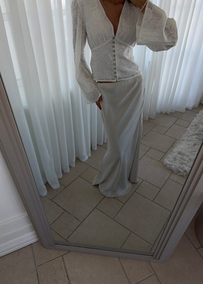 MATHILDE MAXI SKIRT - Beige