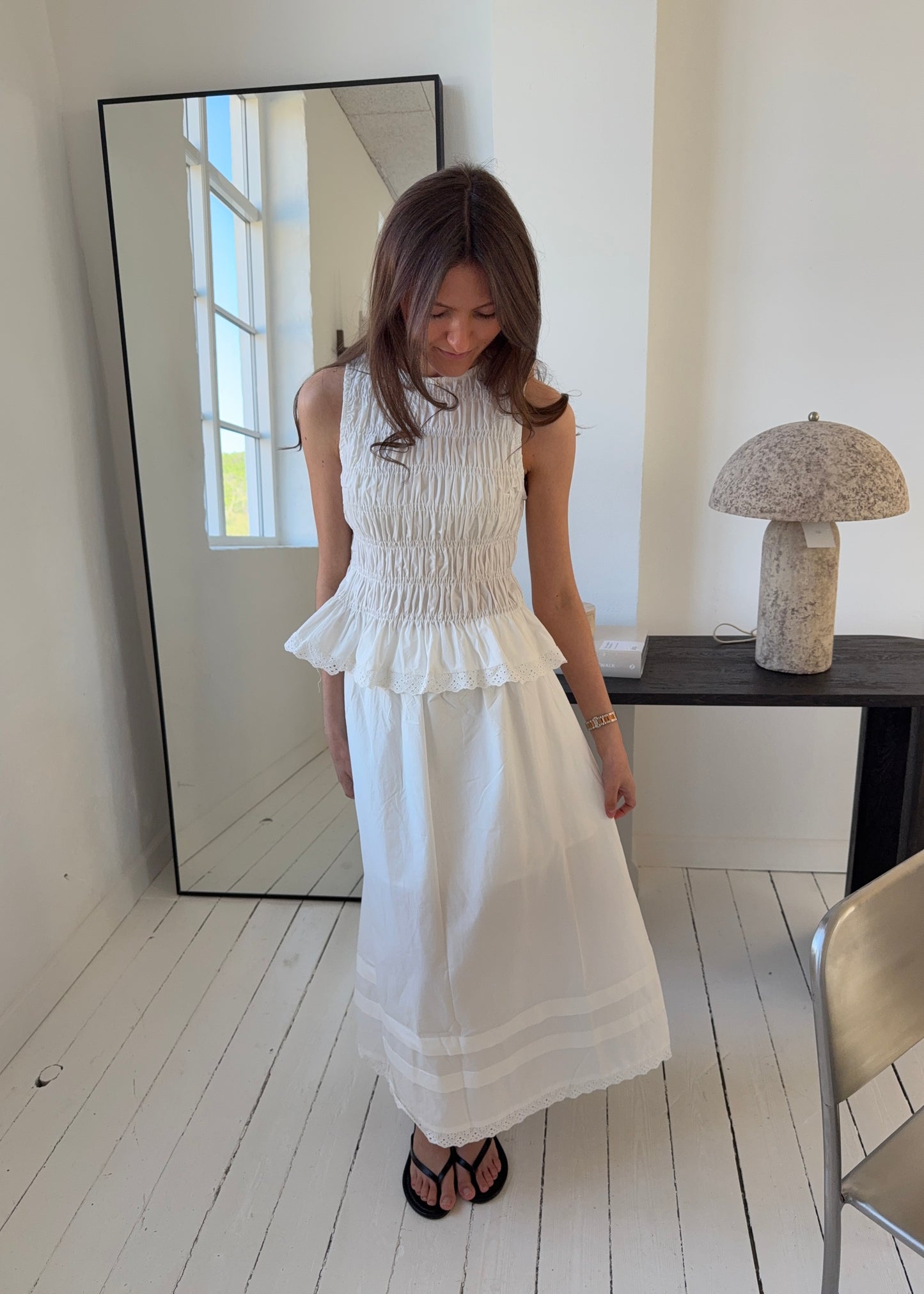 ELLIE SKIRT - Hvid