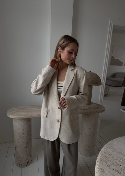 Spring-MAGDA Blazer - Beige