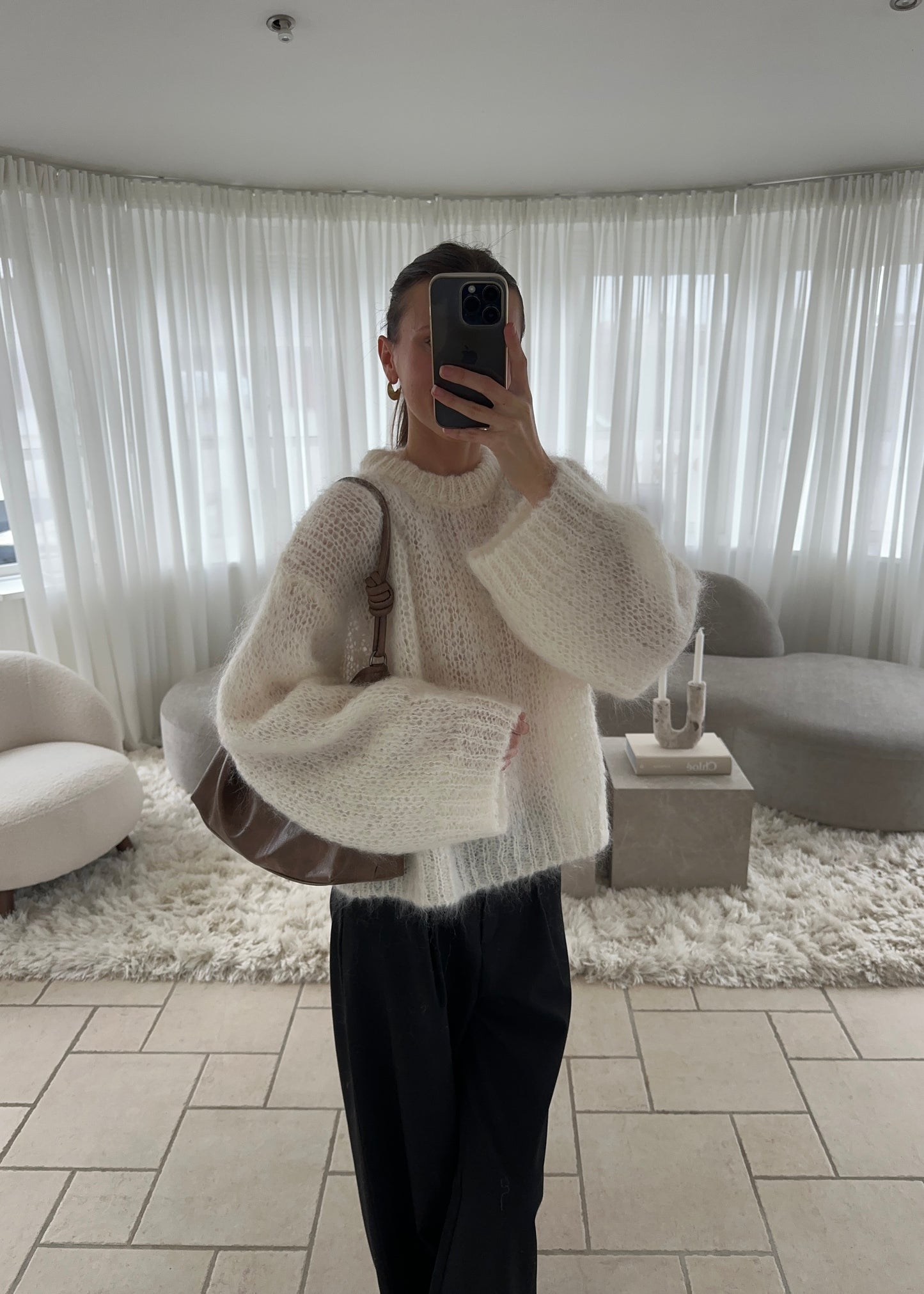 Kaia MOHAIR JUMPER - Hvid