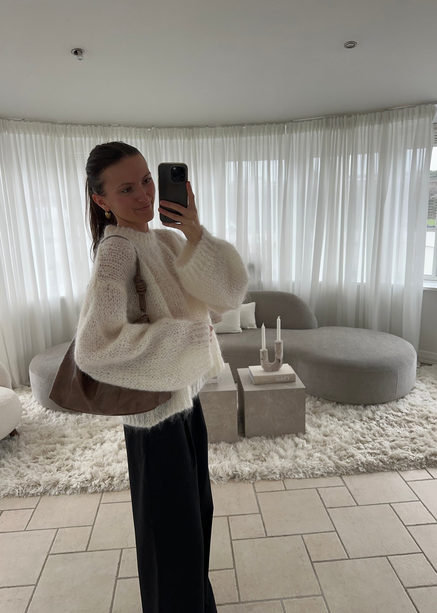 Kaia MOHAIR JUMPER - Hvid