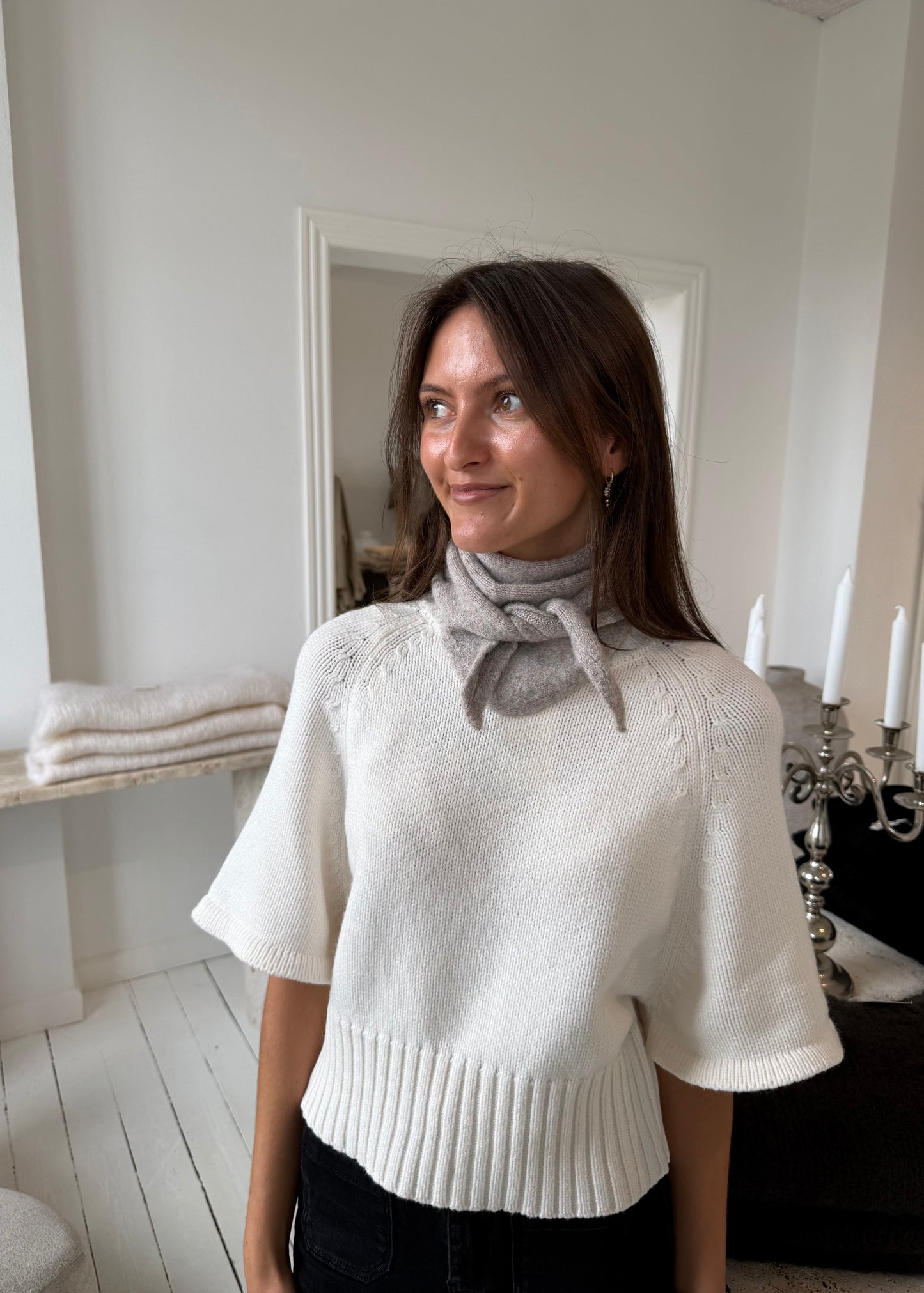 BIANCA SCARF - Beige