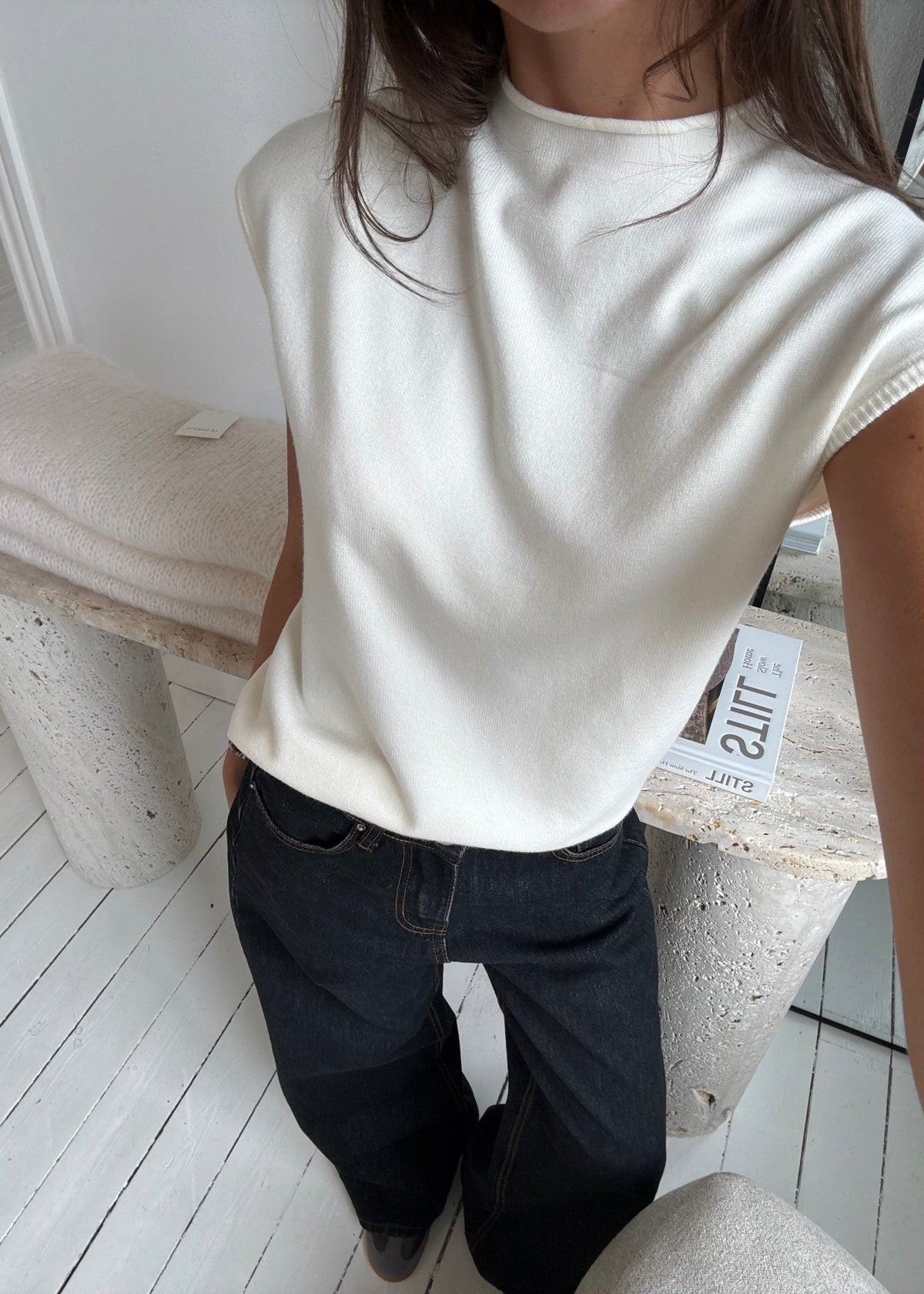 ZOE TOP - Cream