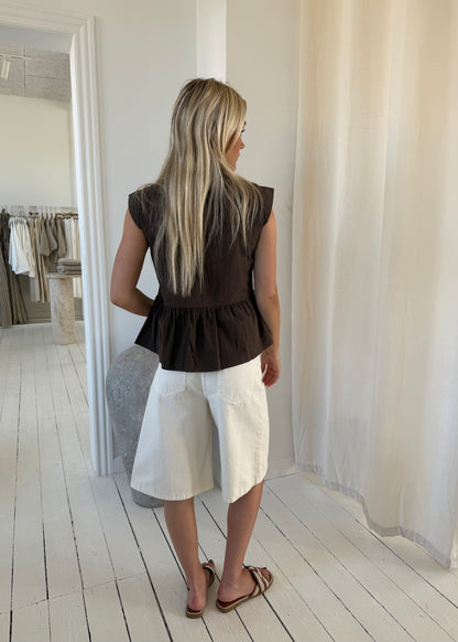 MYNTE TOP - Brun