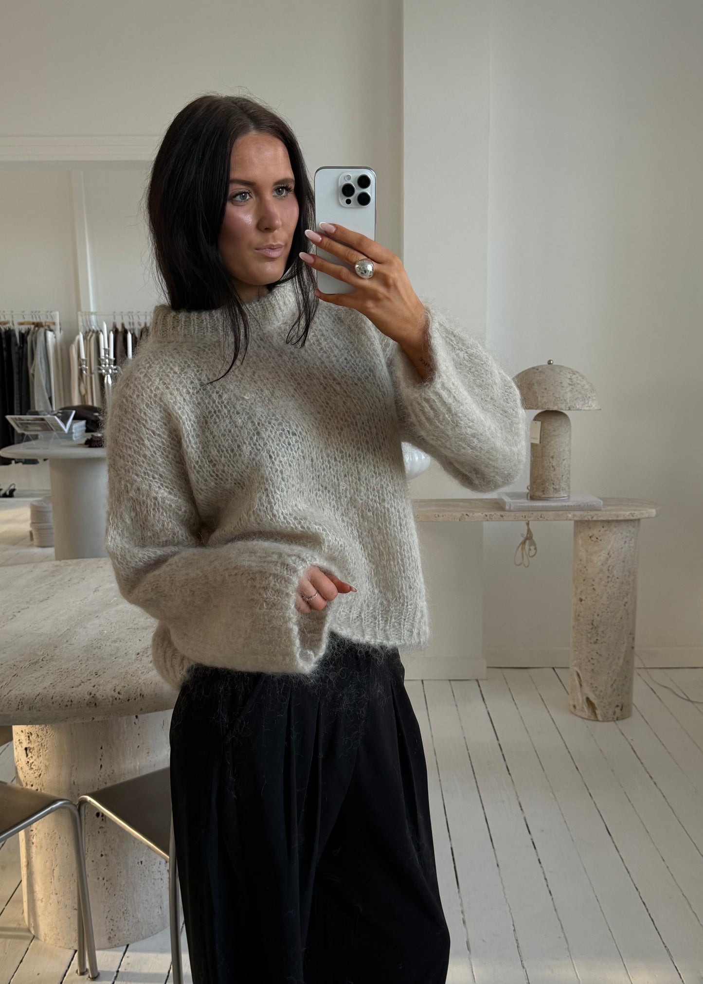 Kaia MOHAIR JUMPER - Beige