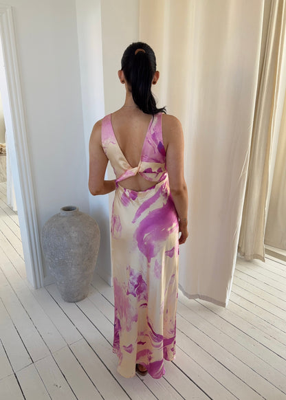 NOELLE MAXI DRESS - Gul