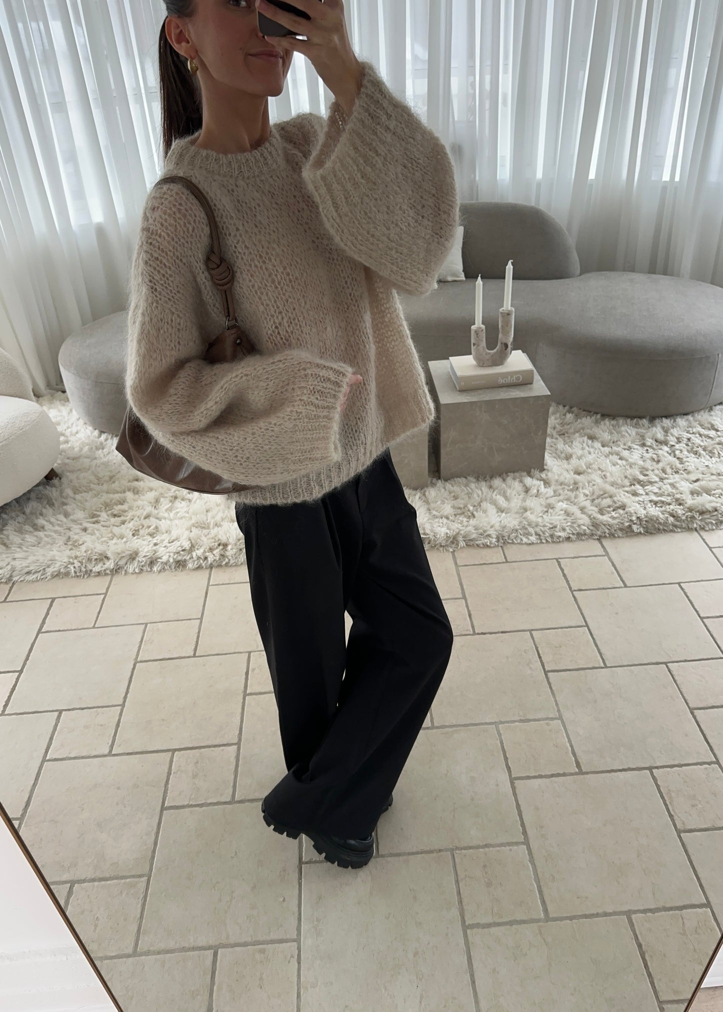 Kaia MOHAIR JUMPER - Beige