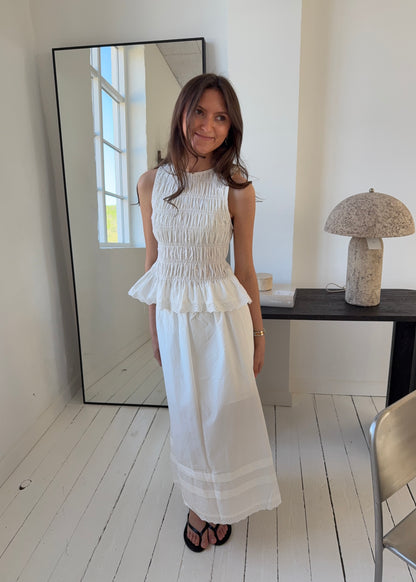 ELLIE SKIRT - Hvid