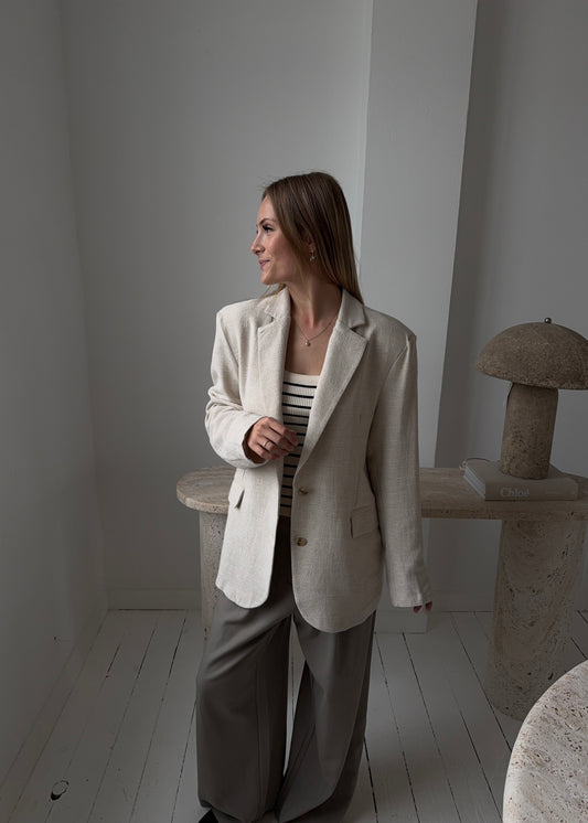 Spring-MAGDA Blazer - Beige