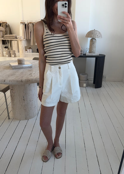 LOUISA SHORTS - Hvid