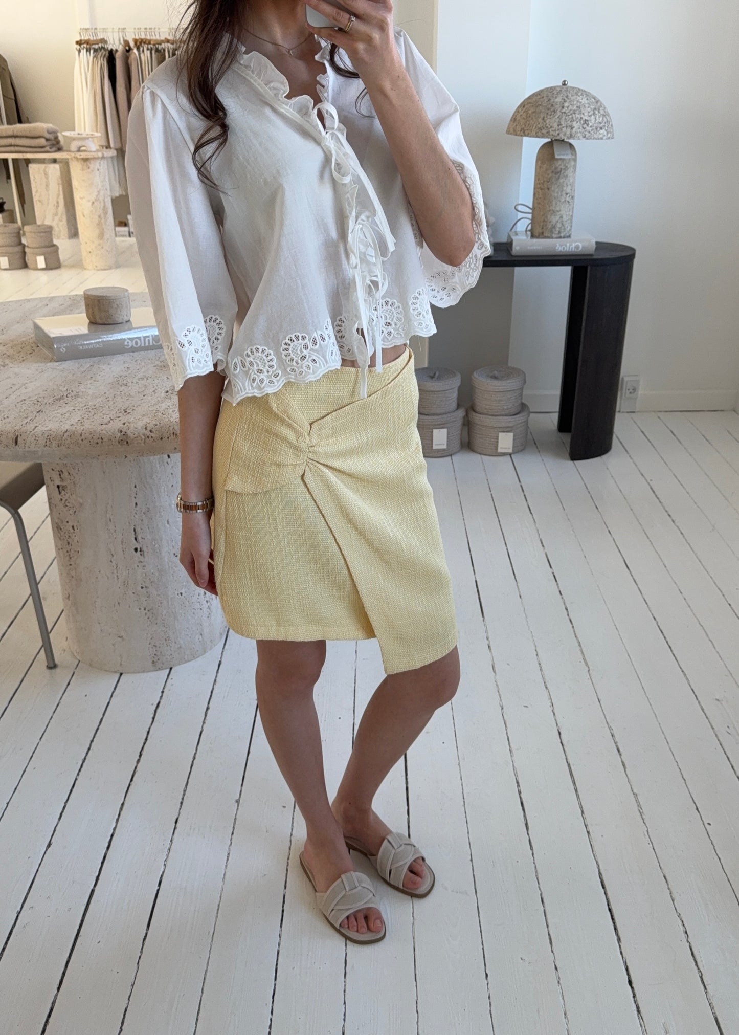 ADEL MINI SKIRT - Gul