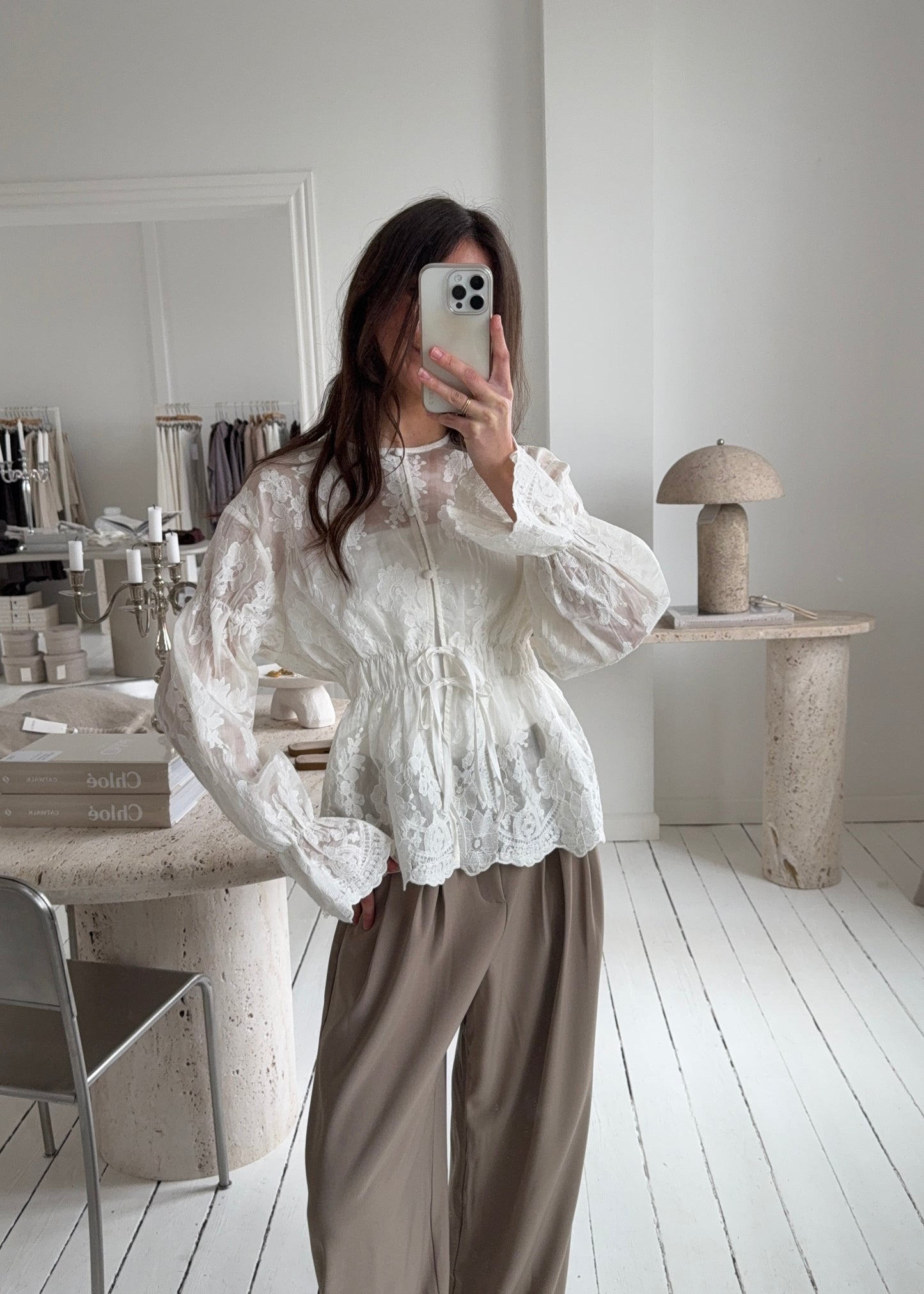 Hannah-MAGDA Skjorte - Hvid