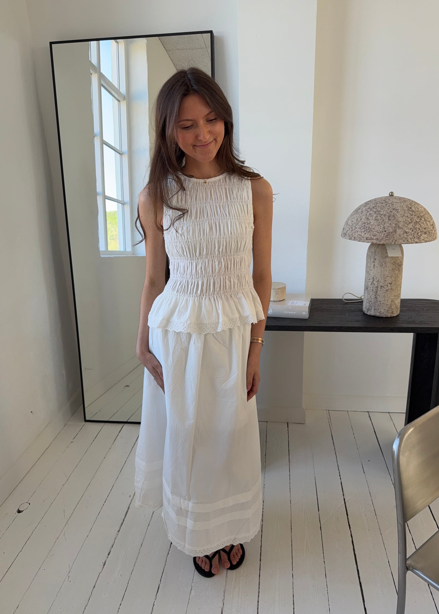 ELLIE SKIRT - Hvid