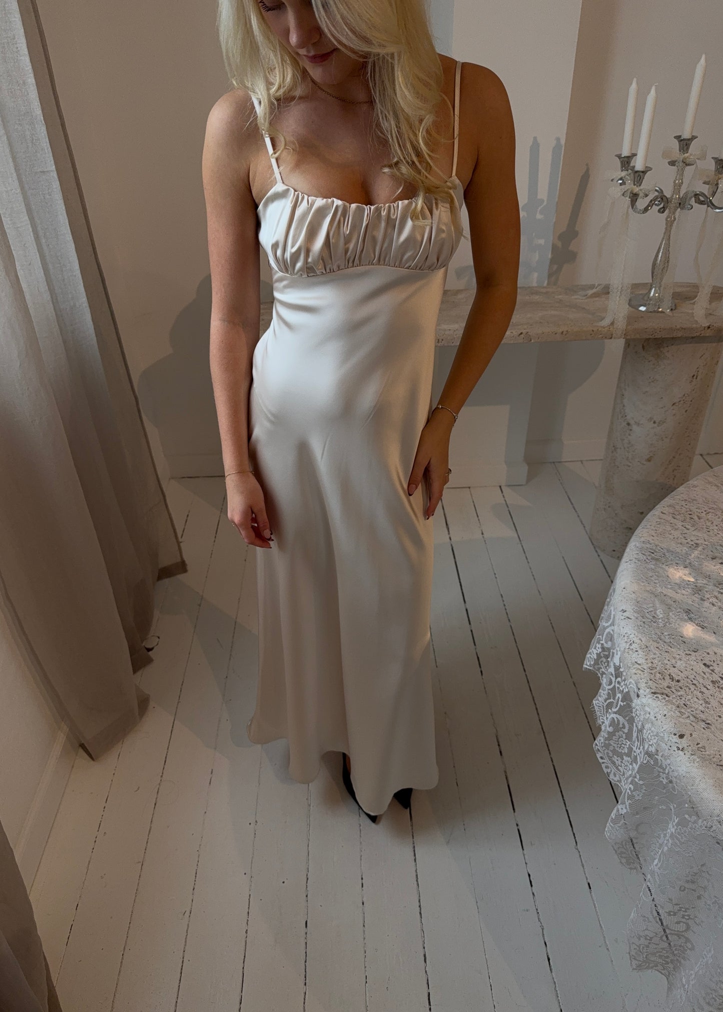 FIONA MAXI DRESS - Cream