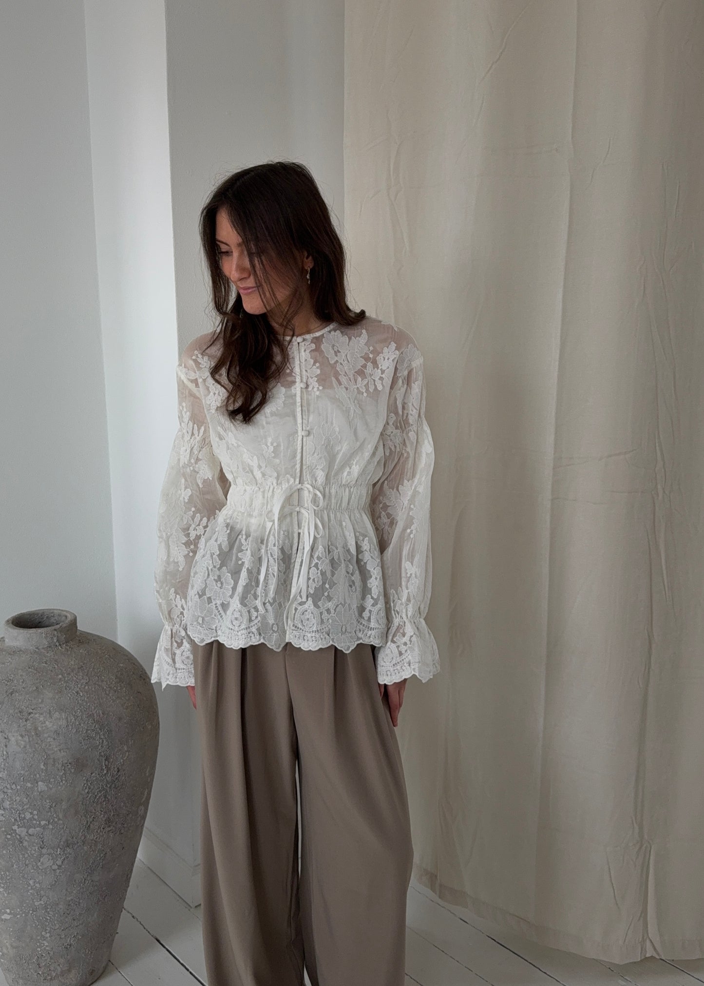 Hannah-MAGDA Skjorte - Hvid