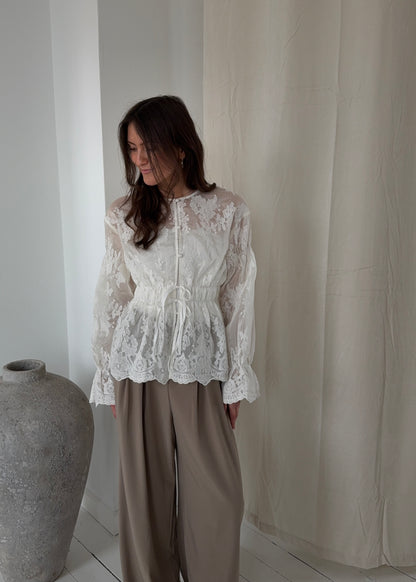 Hannah-MAGDA Skjorte - Hvid