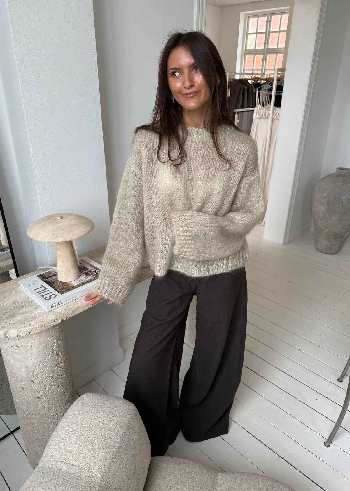 Kaia MOHAIR JUMPER - Beige