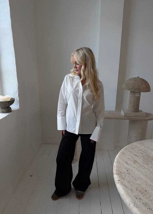 ROSA FITTED SHIRT - Hvid