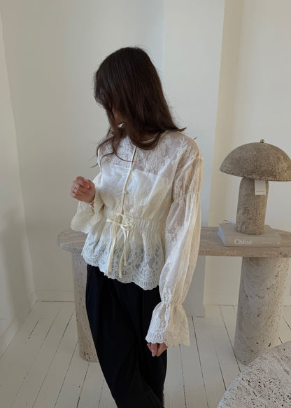 Hannah-MAGDA Skjorte - Råhvid
