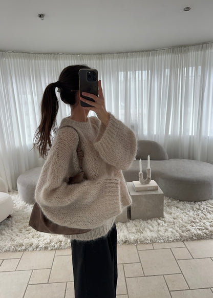 Kaia MOHAIR JUMPER - Beige