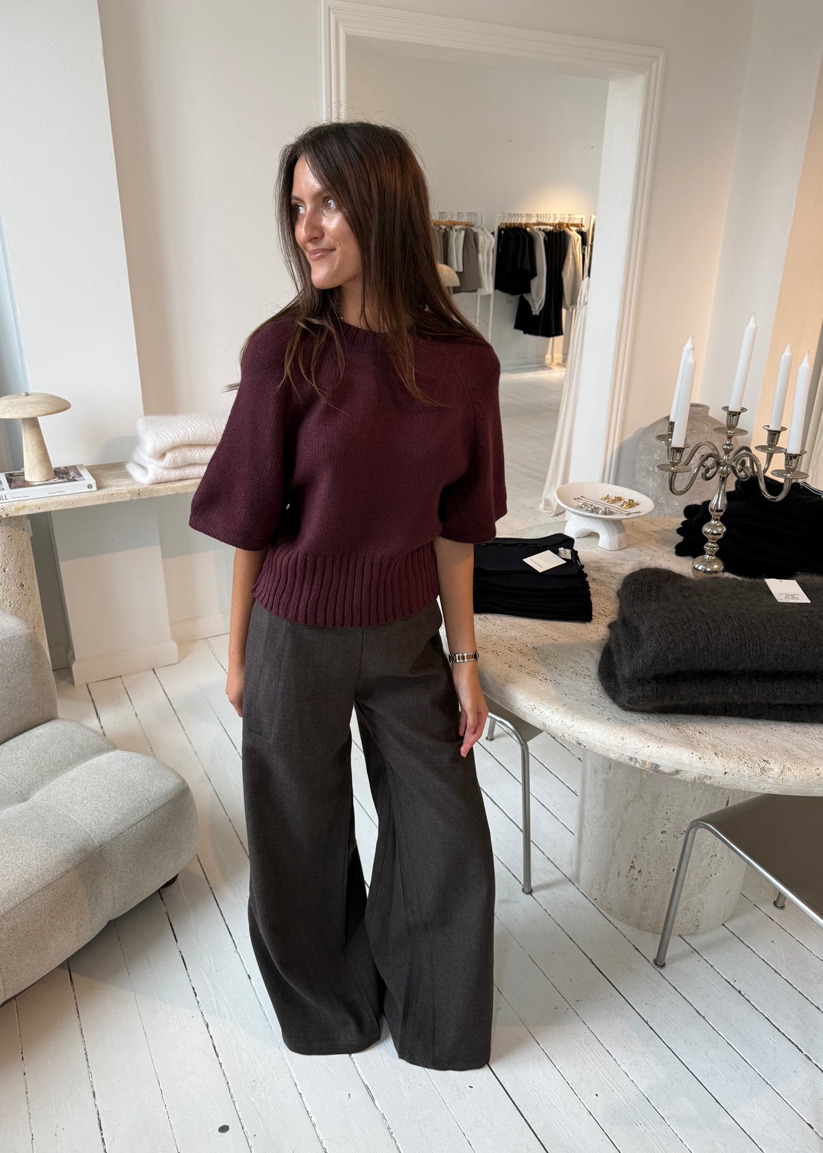 MOLLY SWEATER - Bordeaux