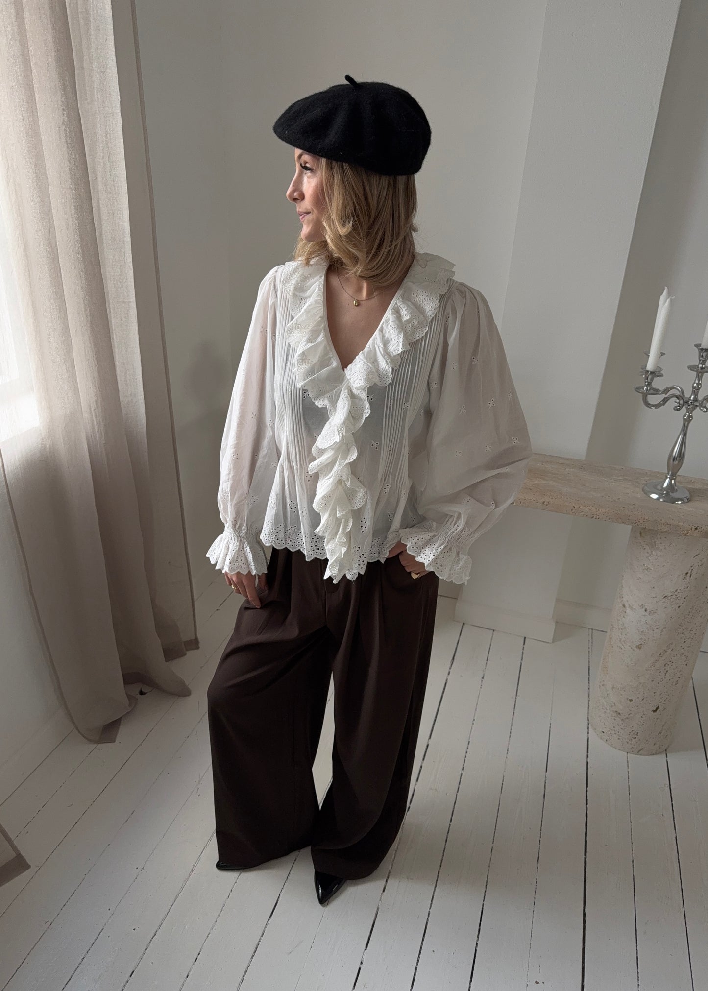 VANESSA SKJORTE - Hvid