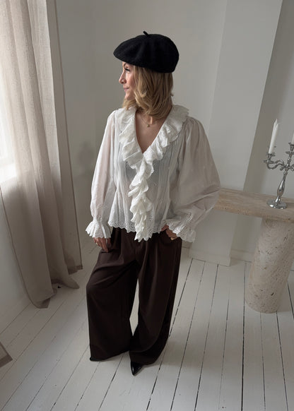 VANESSA SKJORTE - Hvid