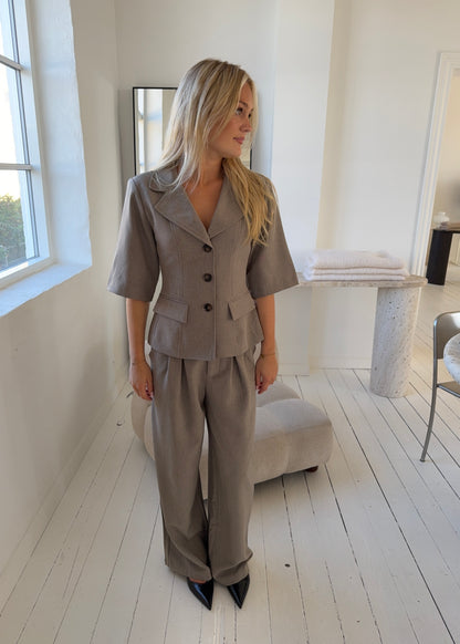 Classic-MAGDA Pants - Brun