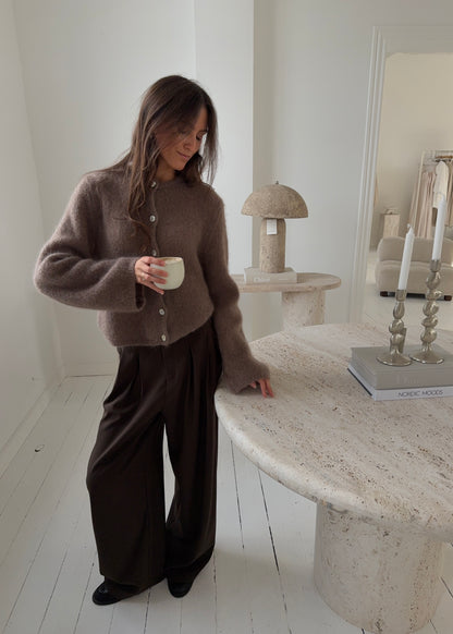 Luna-MAGDA Cardigan - Brun