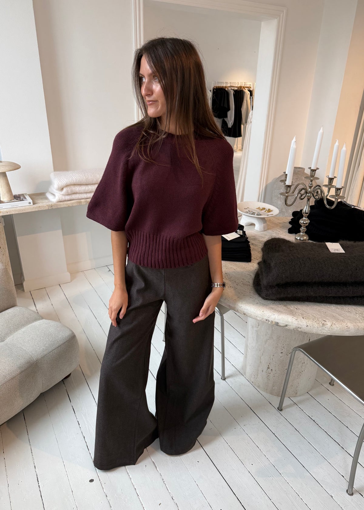 MOLLY SWEATER - Bordeaux