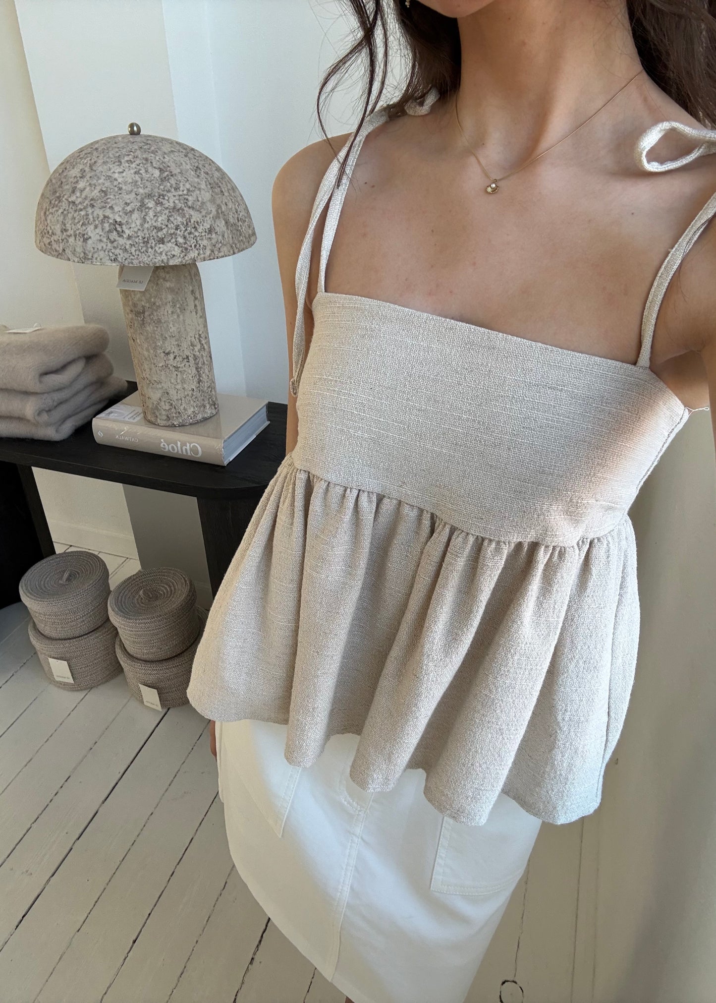 Mira-MAGDA Top - Beige