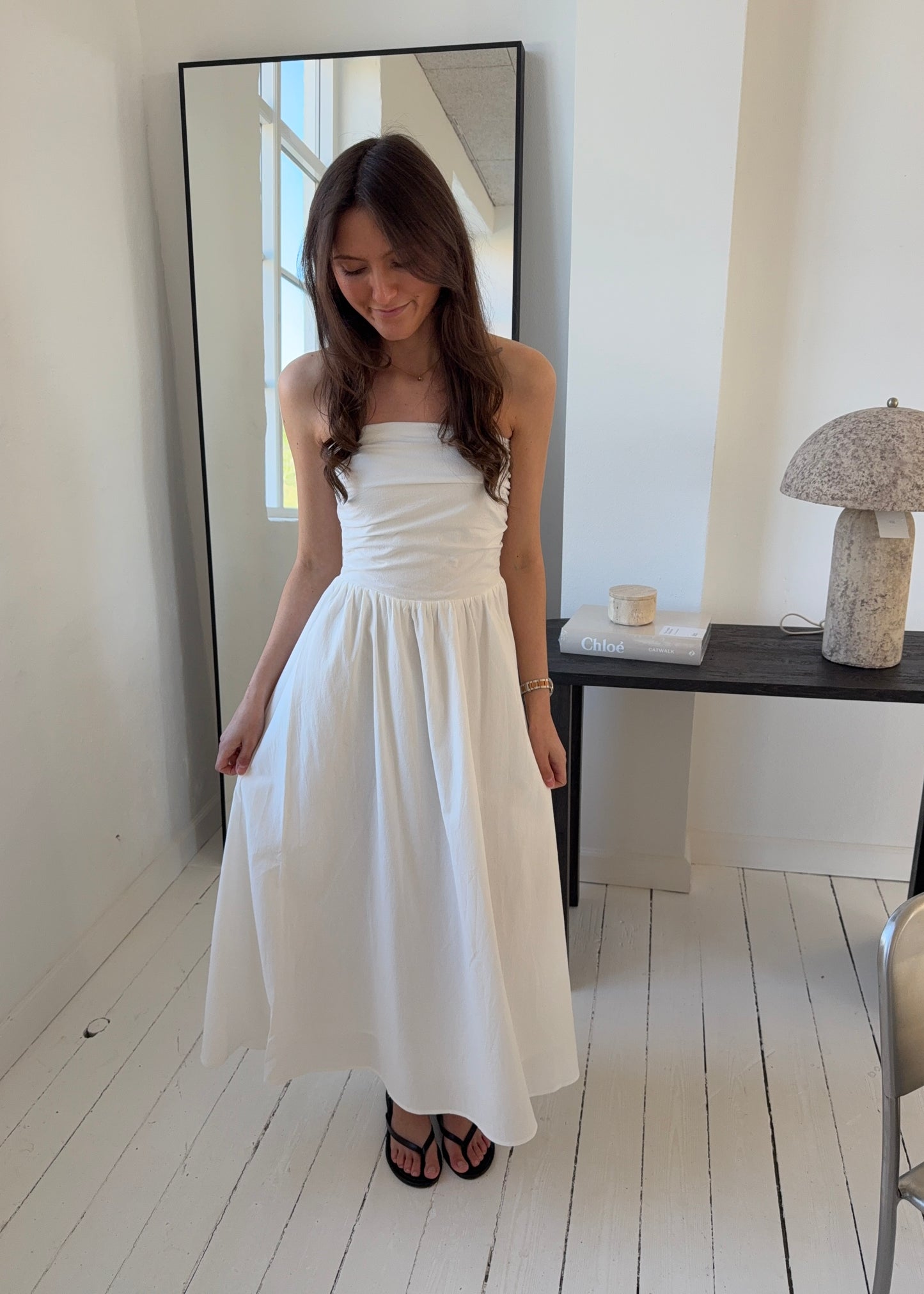 KATJA DRESS - Hvid