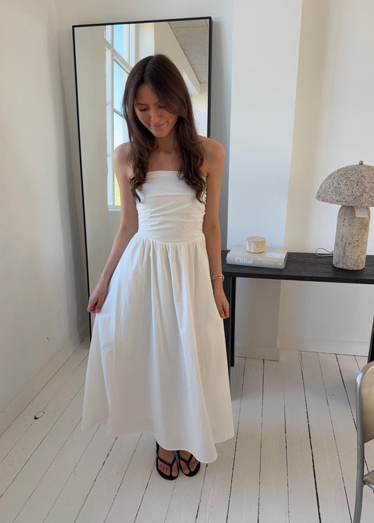KATJA DRESS - Hvid