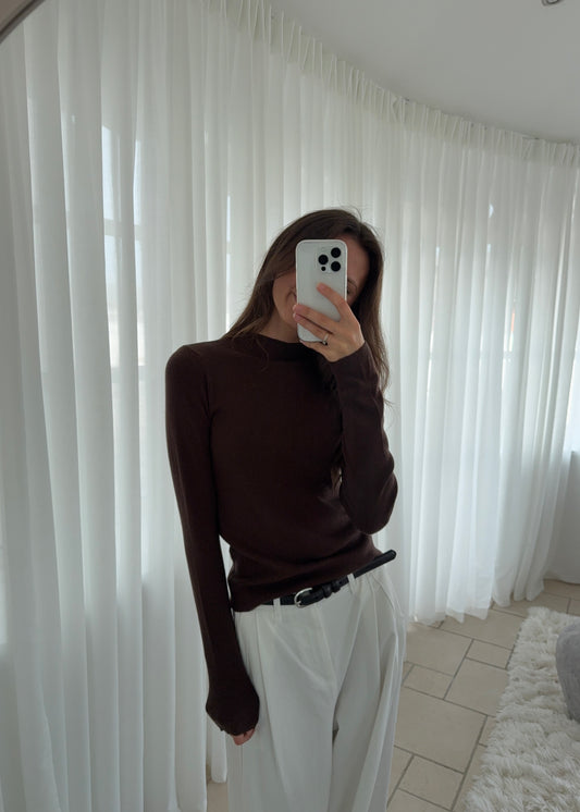 FANNY BLUSE - Brun