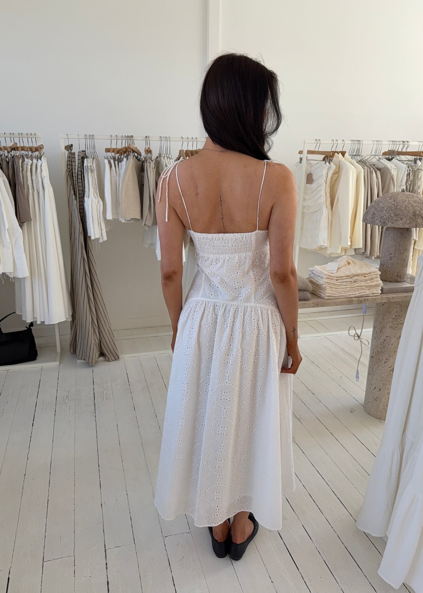 DAGMAR DRESS - Hvid