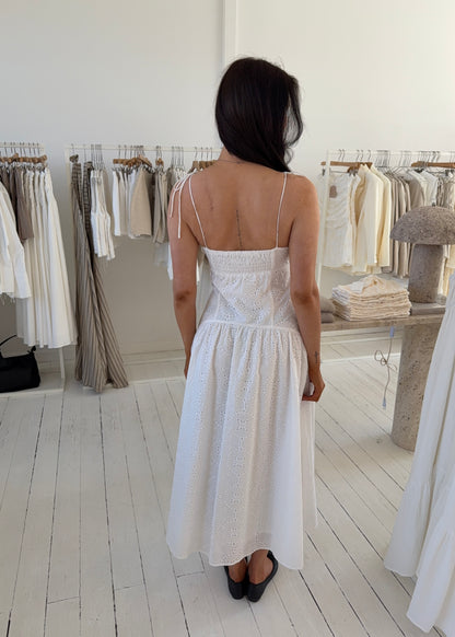 DAGMAR DRESS - Hvid