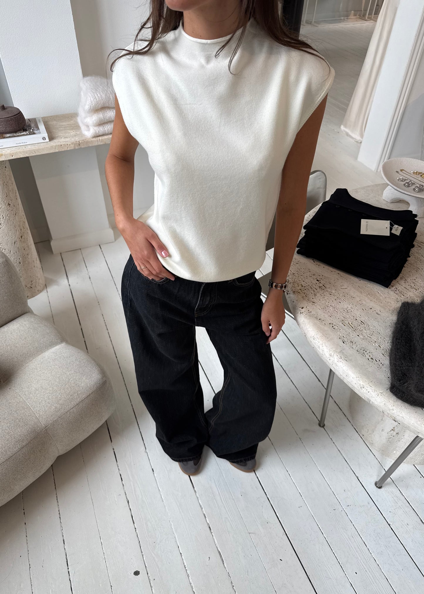 ZOE TOP - Cream