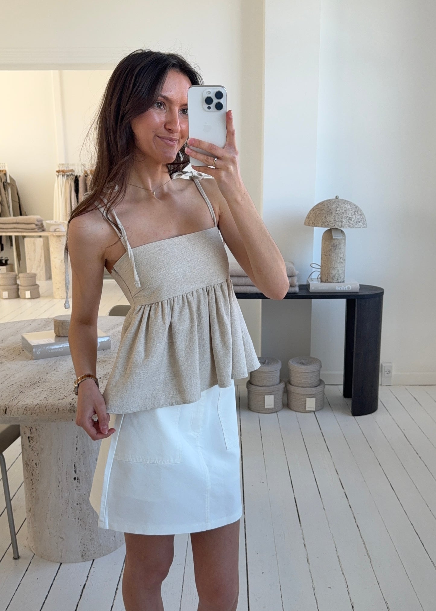 Mira-MAGDA Top - Beige
