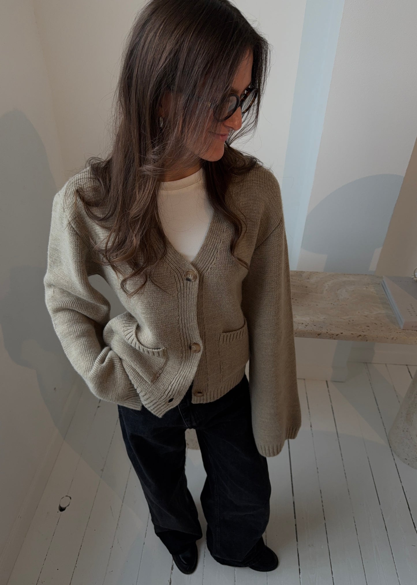 Elma-MAGDA Cardigan - Beige