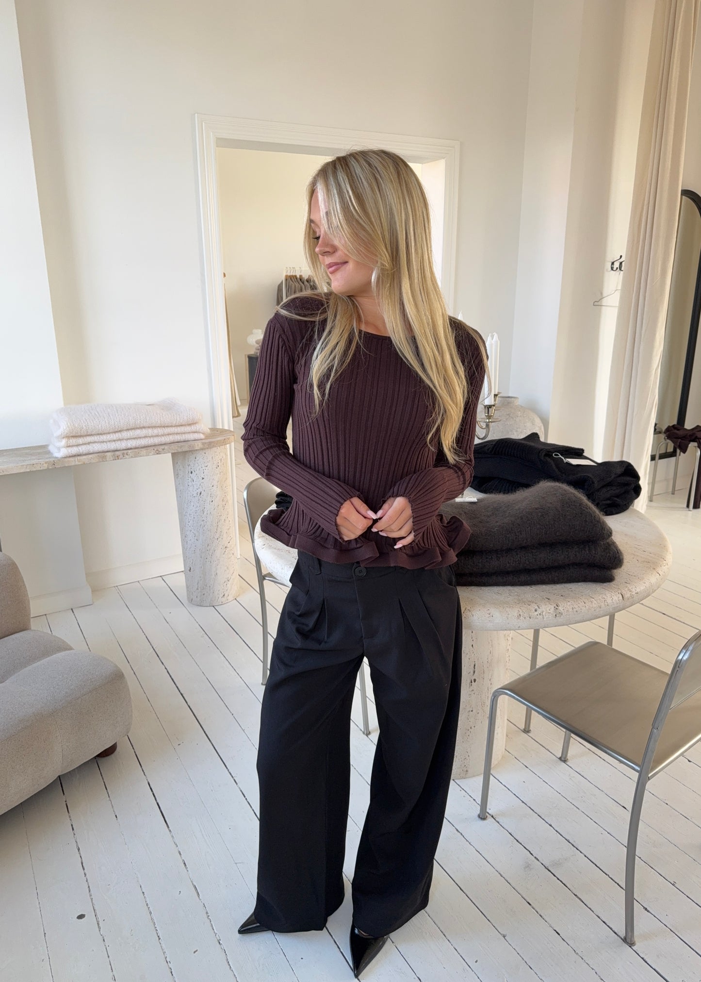ROMY BLUSE - Brun