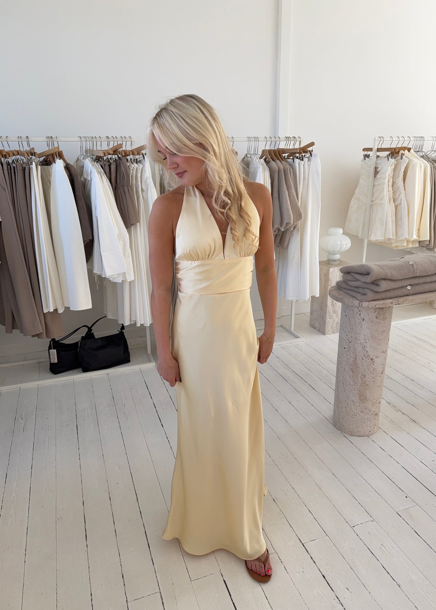 RONJA DRESS - Gul
