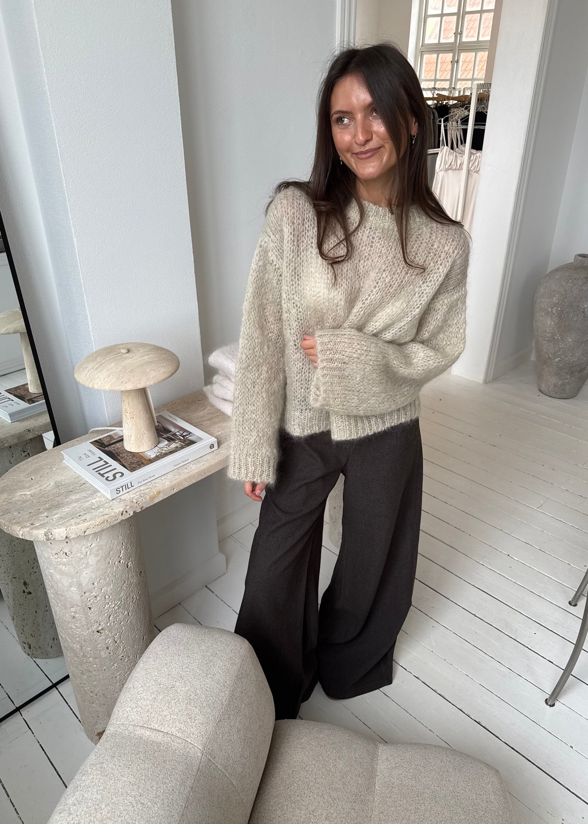 Kaia MOHAIR JUMPER - Beige