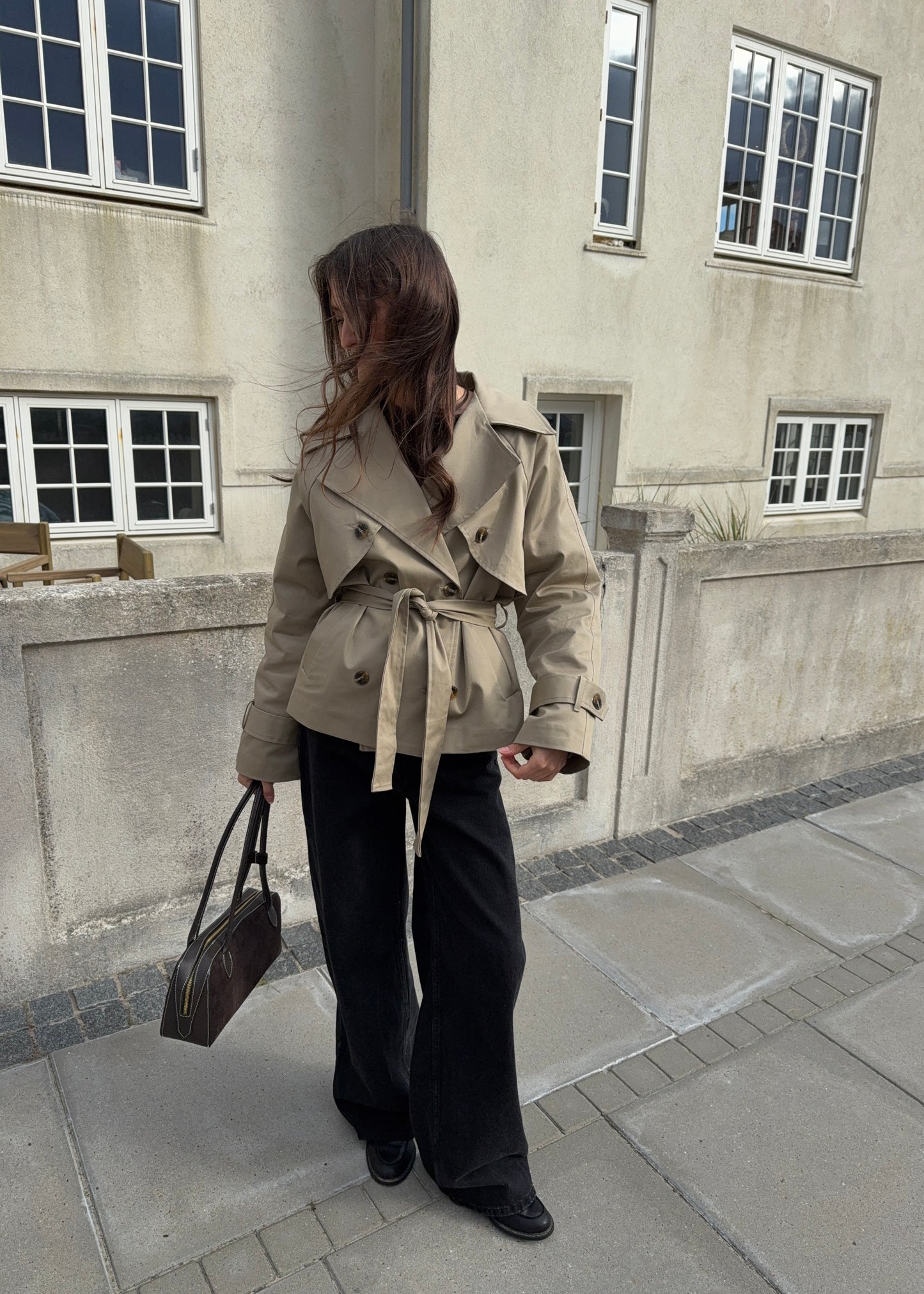 Short-MAGDA Trenchcoat - Beige