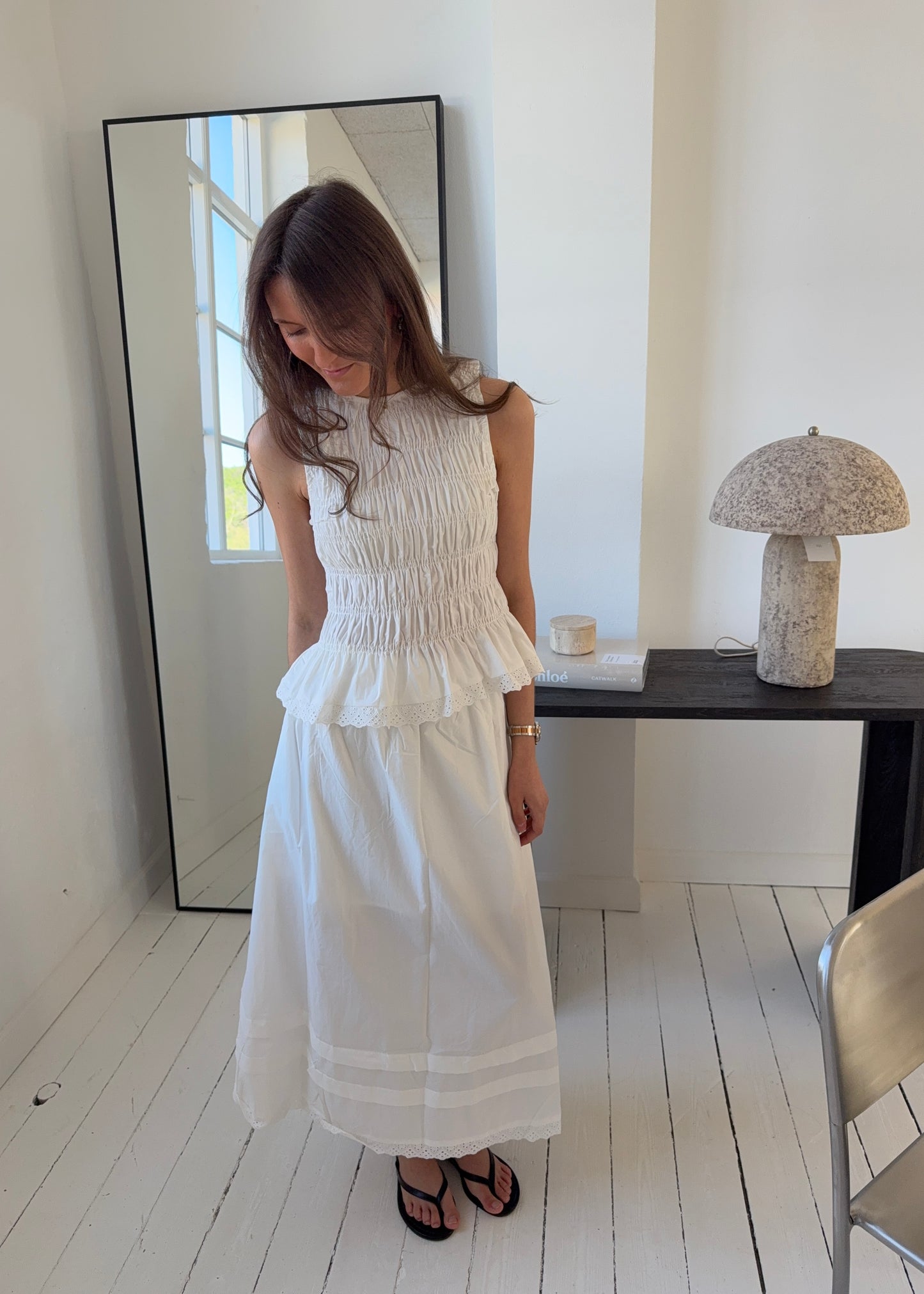 ELLIE SKIRT - Hvid
