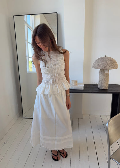 ELLIE SKIRT - Hvid