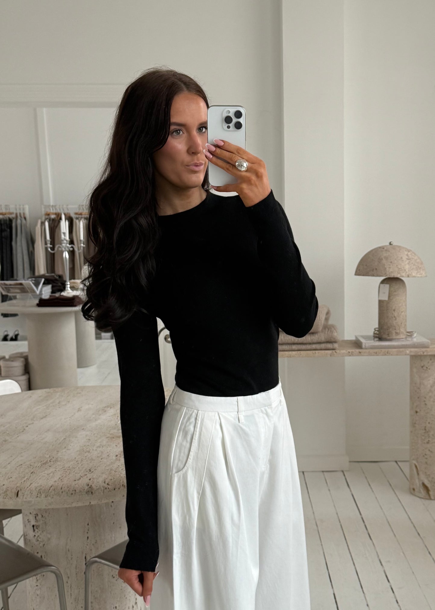 FANNY BLUSE - Sort