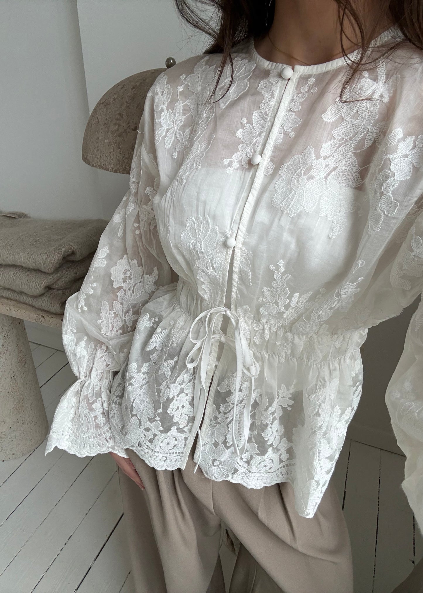 Hannah-MAGDA Skjorte - Hvid