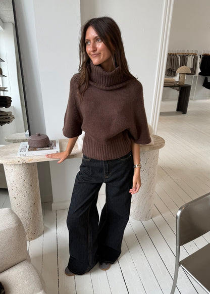 STELLA SWEATER - Brun