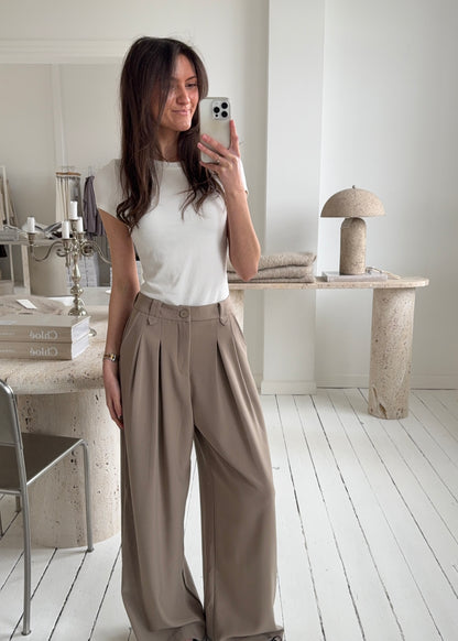 AGNES HABIT BUKSER - Beige