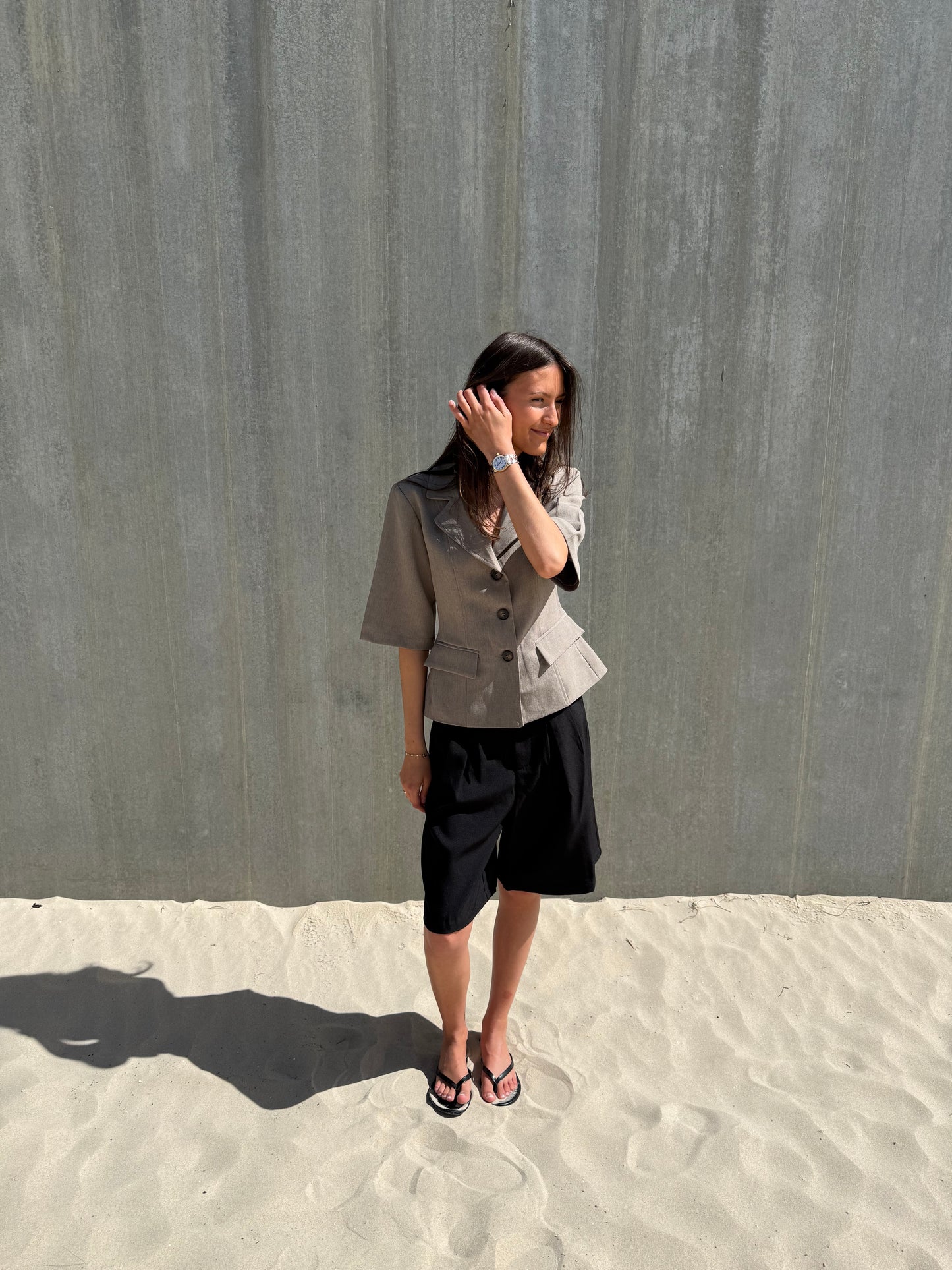 Bermuda-MAGDA Shorts - Sort